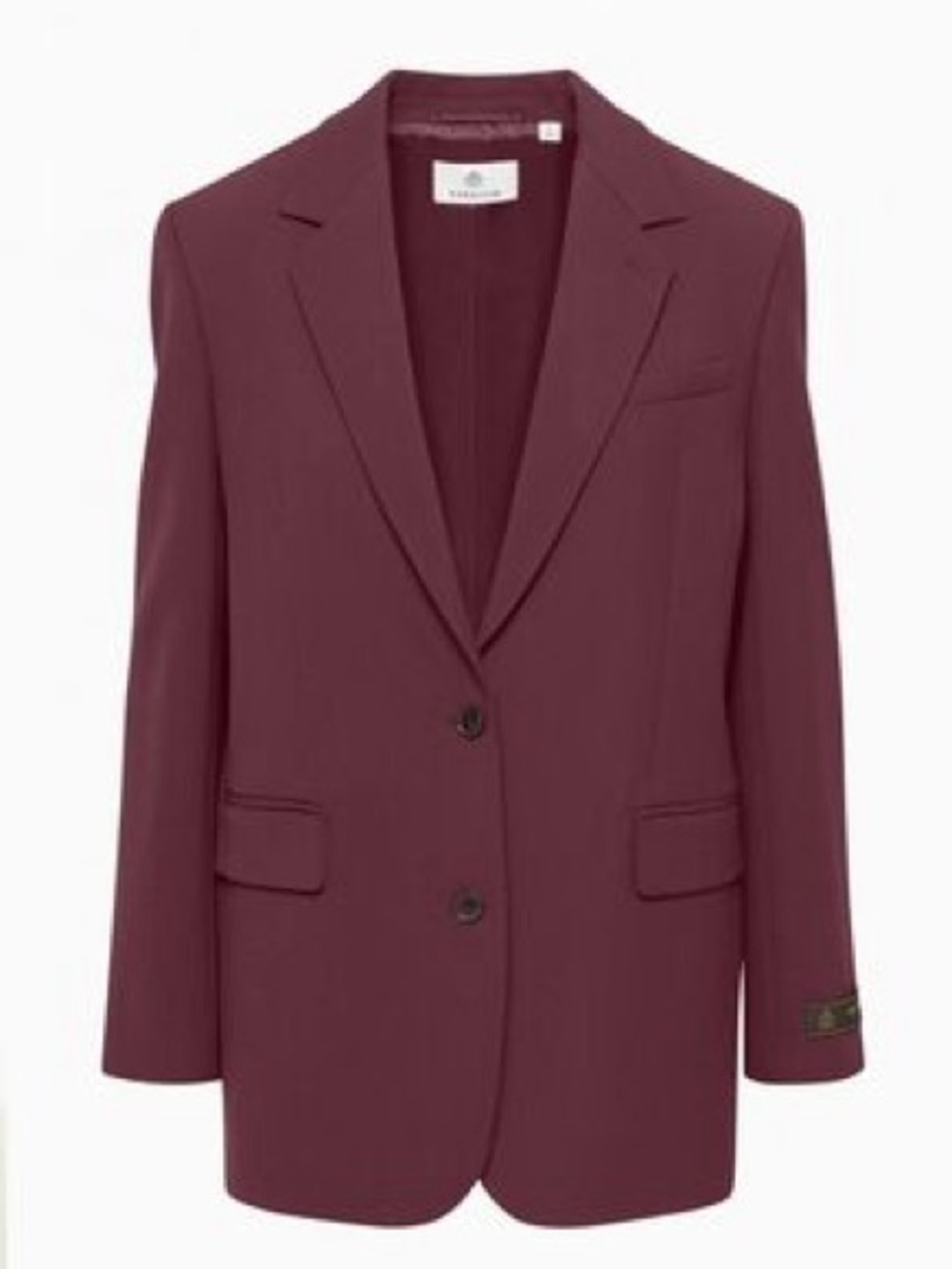 Aritzia Babaton Agency Blazer In Maroon